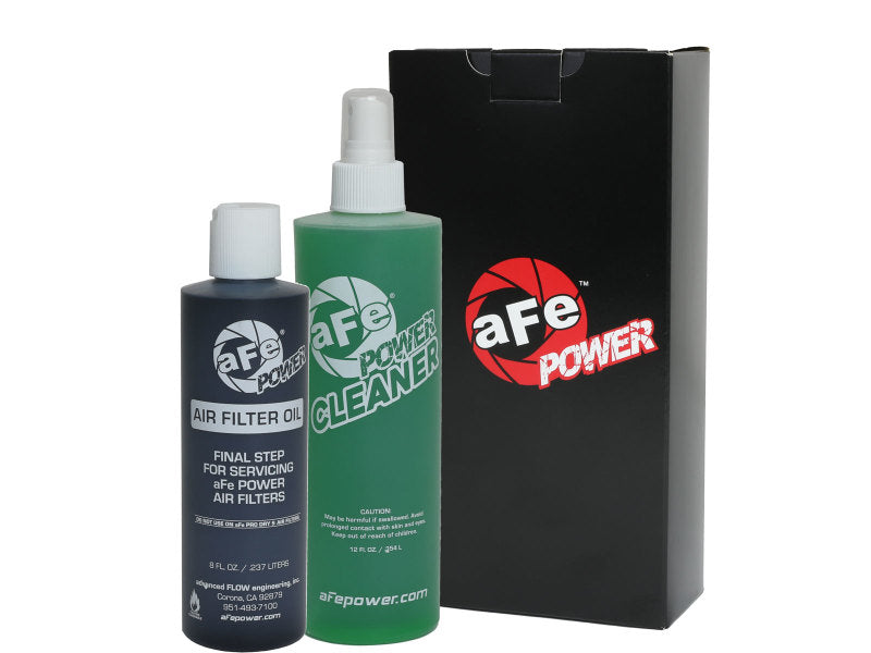 aFe Power Air Filter Cleaner - 8 oz Squeeze Bottle - 12 oz Pump Bottle - Black Oil - AFE Magnum Flow Pro 5R Filters