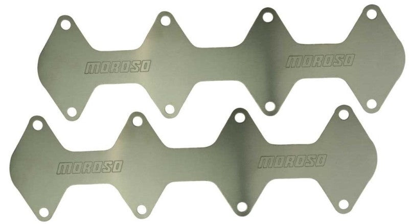 Moroso Exhaust Port Blockoff - 1-Piece - Ford Modular (Pair)