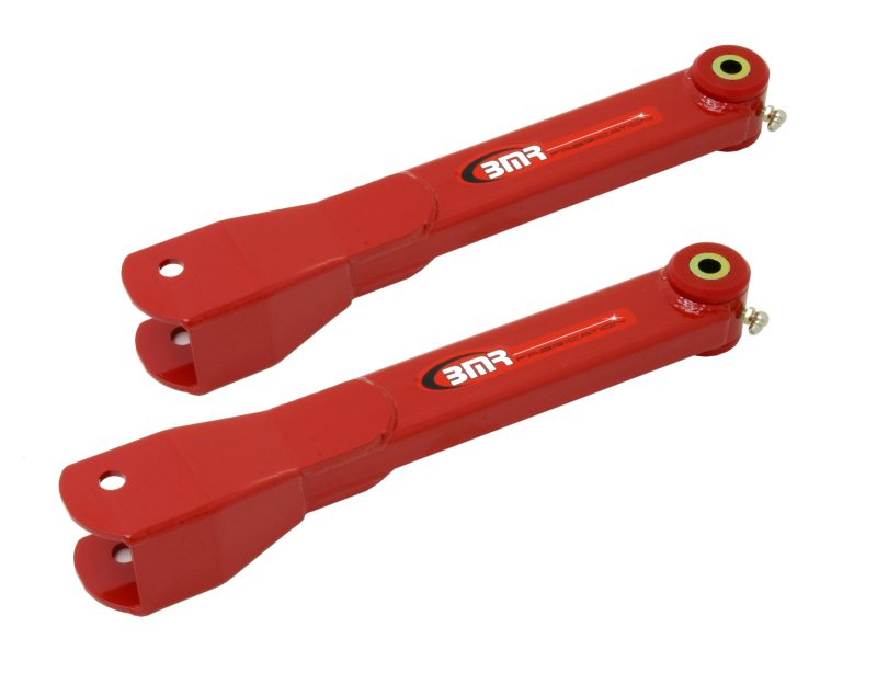 BMR Suspension Trailing Arms - Rear - Non-Adjustable - Red - 2010-15 Camaro