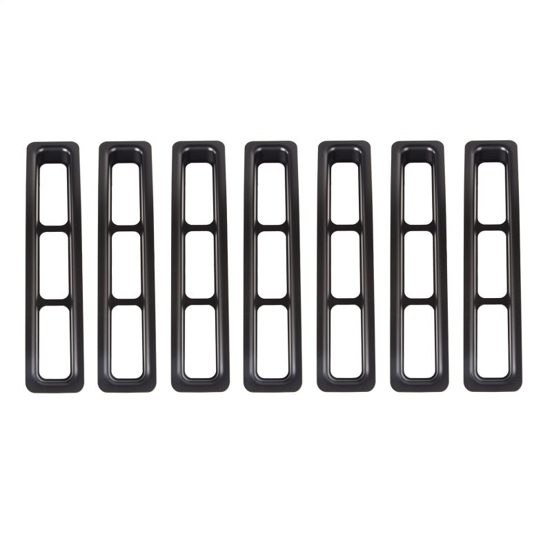 Rugged Ridge Grille Inserts Black 97- 06 Jeep Wrangler TJ