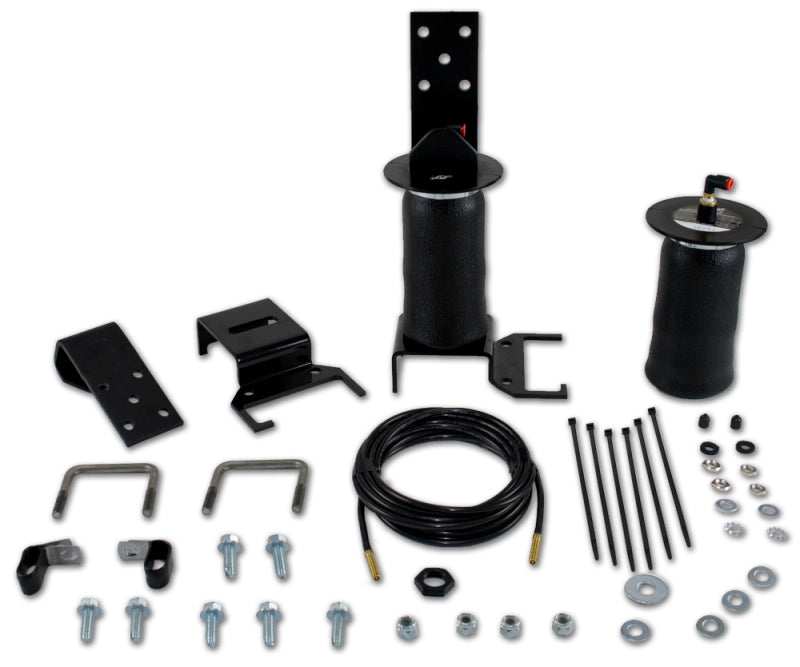 Air Lift Ridecontrol Rear Air Spring Kit - 2000 lb Capacity - Black Powder Coat Brackets - Nissan Xterra 2005-15