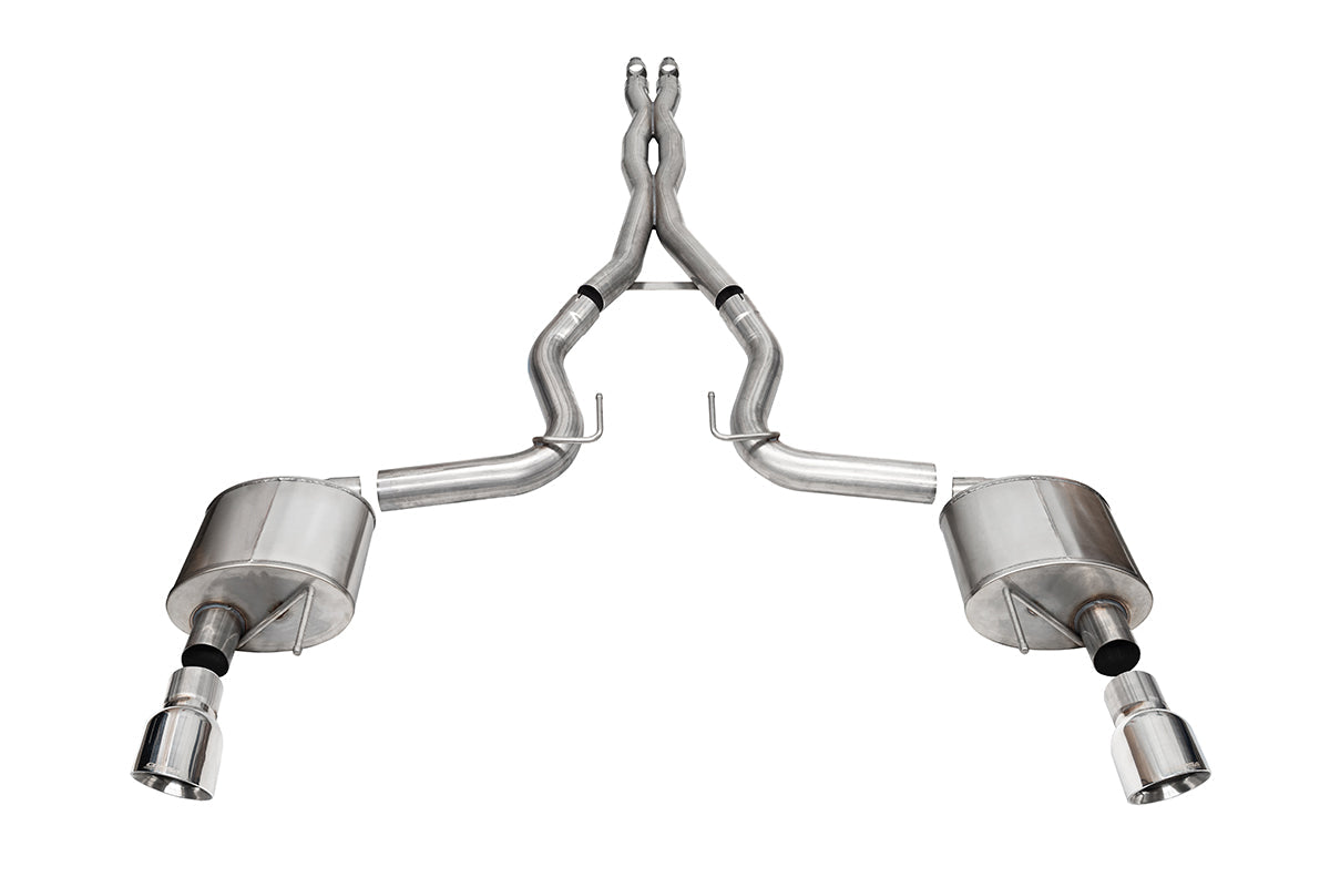 Corsa Sport Cat-Back Kit Stainless Exhaust System - 3 in Diameter - Ford Coyote - Ford Mustang 2024 21254