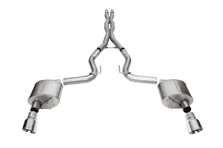 Corsa Sport Cat-Back Kit Stainless Exhaust System - 3 in Diameter - Ford Coyote - Ford Mustang 2024 21254