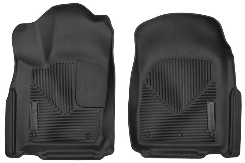 Husky Liners Front Floor Liner X-Act Contour Plastic Black - Dodge Midsize SUV/Jeep Grand Cherokee 2011-15- Pair