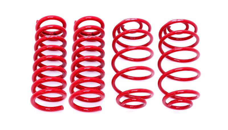 BMR Suspension Lowering Springs - 1" Drop  - Red - 1967-72 GM A-Body