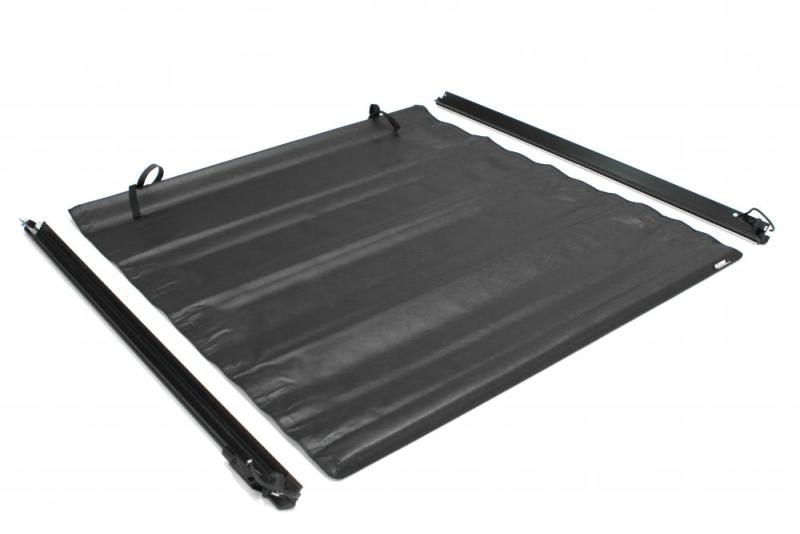 Lund Genesis Roll Up Tonneau Cover - Roll-Up - Bed Rail Attachment - Vinyl Top - Black - 5 Ft. . 6" Bed