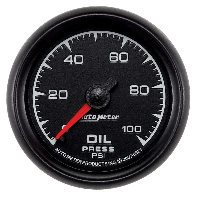 Auto Meter ES Mechanical Oil Pressure Gauge - 2-1/16"