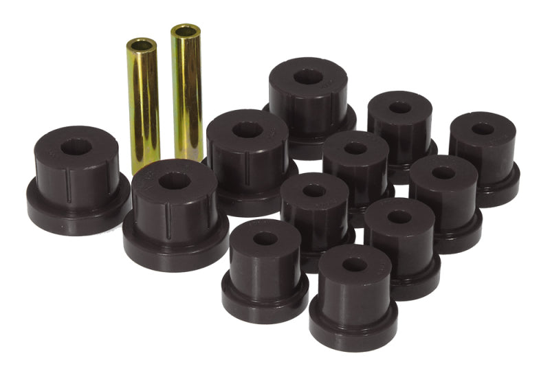 Prothane Rear Leaf Spring Bushing Kit - Black - GM A-Body / X-Body 1970-81 Multi-Leaf