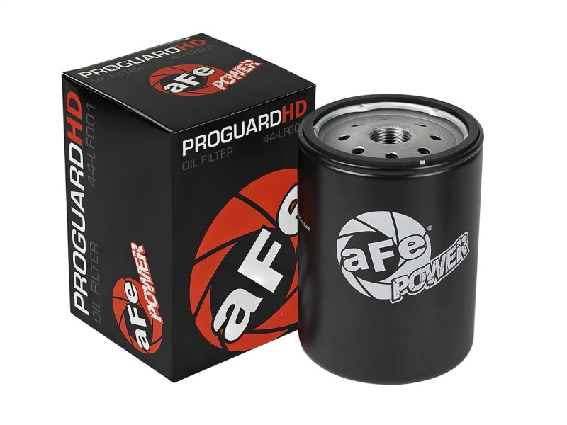 aFe Power Pro Guard D2 Oil Filter - Canister - Screw-On - Steel - Black - GM Duramax