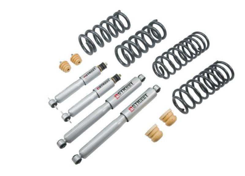 Belltech Lowering Kit - 2 in Front / 4 in Rear - Coil Springs / Shocks - Dodge Ram Fullsize Truck 2009-18 964SP