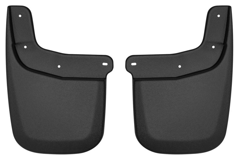 Husky Liners Rear Mud Flap Plastic Black/Textured GM Midsize Truck 2015-16 - Pair