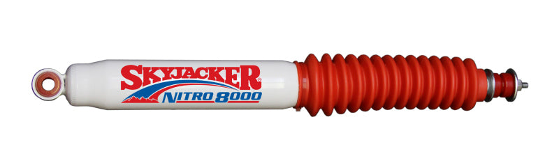 Skyjacker Nitro 8000 Twintube Shock - 10.02 in Compressed / 15.69 in Extended - 2.01 in OD - White Paint N8019