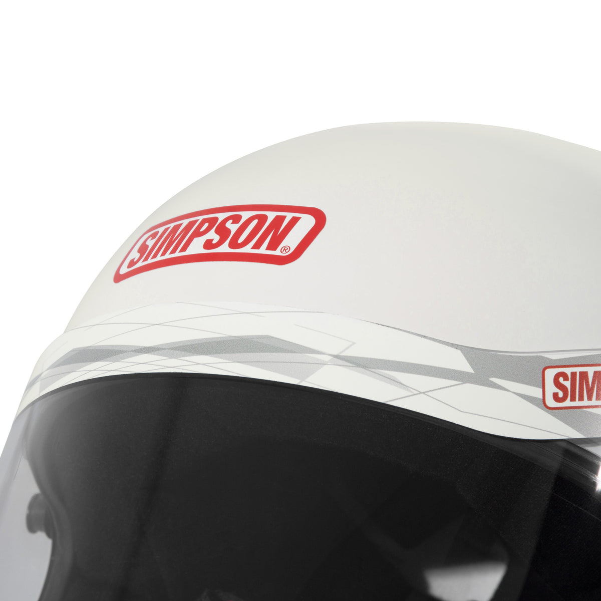 Simpson Vudo Helmet - Pearl White
