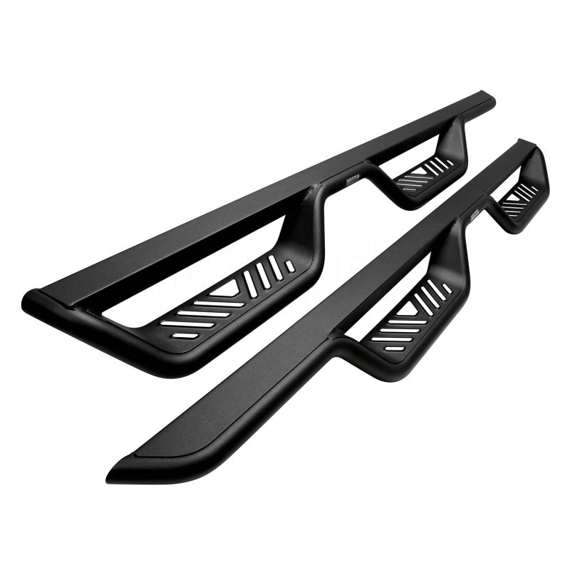 Westin Outlaw Drop Step Bars - Black - 4-Door - Jeep Wrangler 2018-22 (Pair)