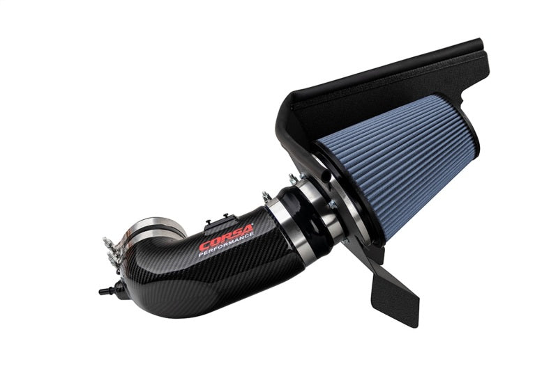 Corsa Maxflow Closed Box Carbon Fiber Air Intake - Black - Chevy Camaro 2017-22