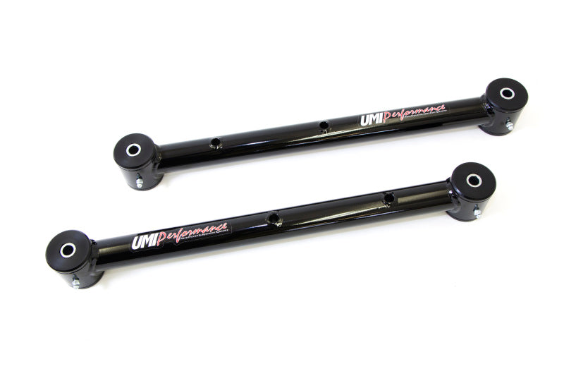 UMI Performance 1978-1988 GM G-Body Tubular Non-Adjustable Lower Control Arms - Black