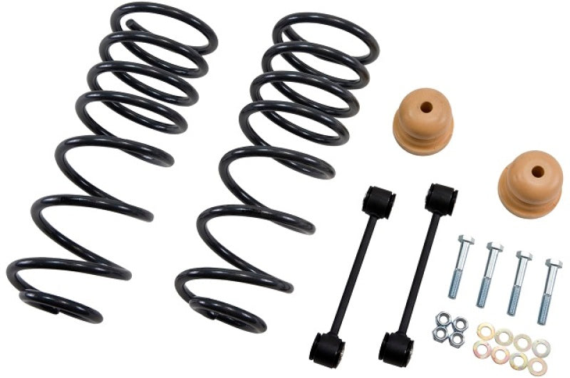 Belltech 4" Lowering Suspension Spring Kit - 2 Coil Spring - Black Powder Coat