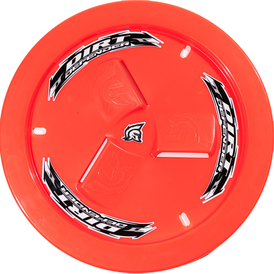 Dirt Defender Racing Products Wheel Cover Neon Red Vented
