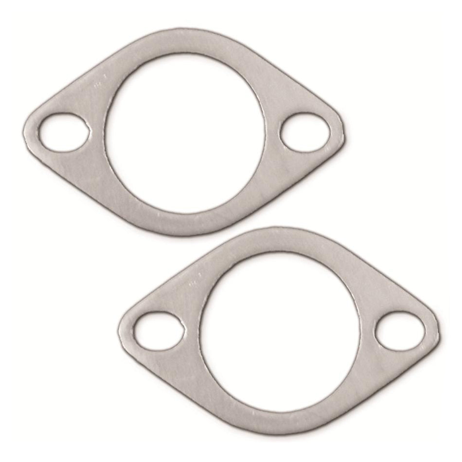 Remflex Exhaust Flange Gasket - 2-1/2" Diameter - 2-Bolt - Graphite (Pair)