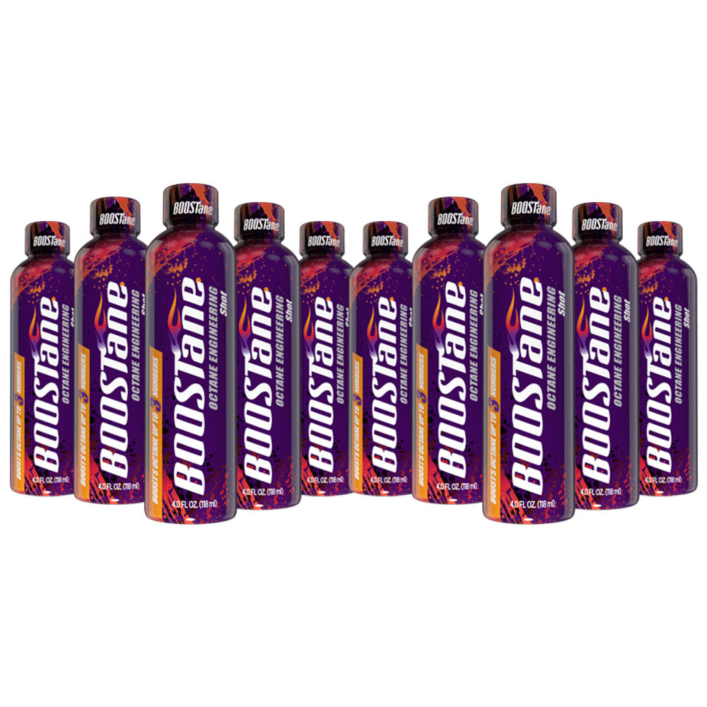 BOOSTane Shot Octane Booster - 4.00 oz Bottle - Gas - (Set of 10)