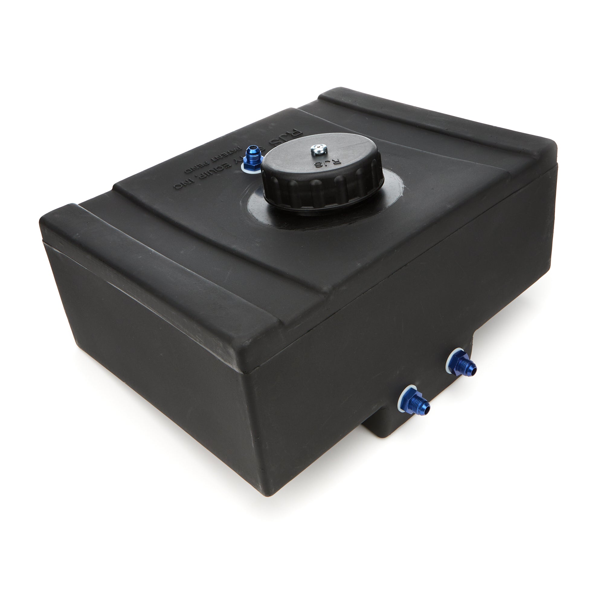 RJS Racing Equipment Drag Race Fuel Cell 8 gal 19-3/4 x 14-5/8 x 7-1/2" Tall 8AN Male Outlets - 6AN Male Vent