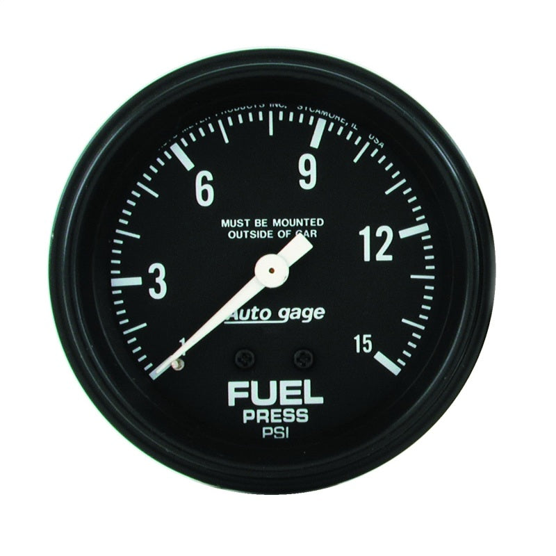 Auto Gage Fuel Pressure Gauge - 2-5/8"