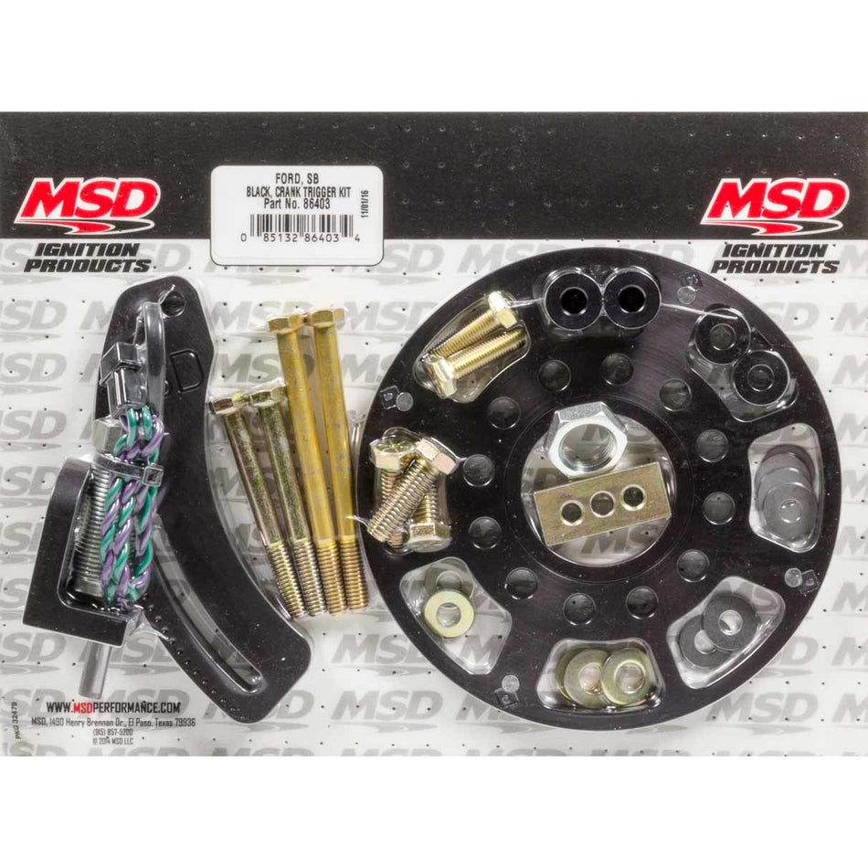 MSD Flying Magnet Crank Trigger Kit Trigger Wheel/Pickup 6.562" Balancer