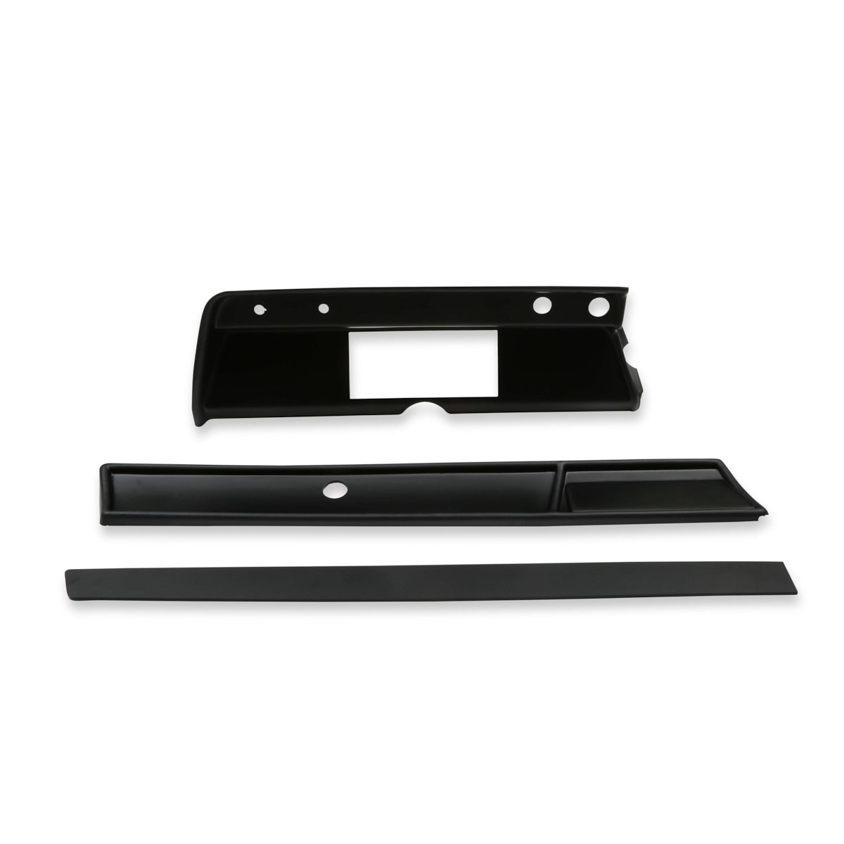 Holley EFI 6.86 in Dash Bezel - Black - GM A-Body 1967