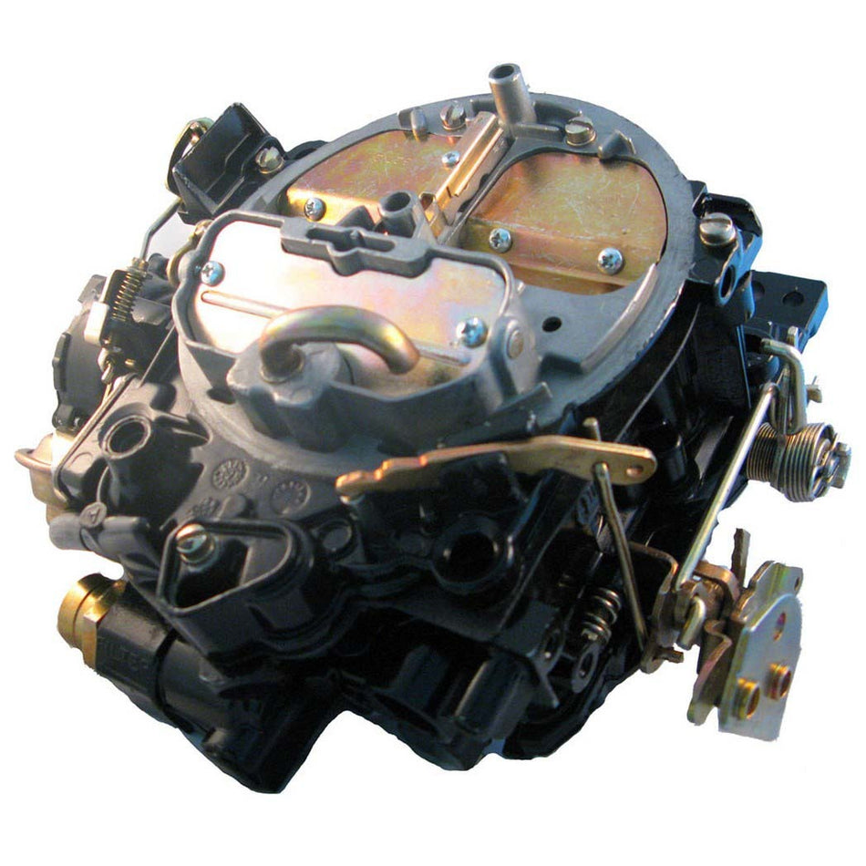 Jet Performance Marine Carburetor - Quadrajet - 4-Barrel - 750 CFM - Spread Bore - Electric Choke - Air Valve Secondary - Single Inlet - Black