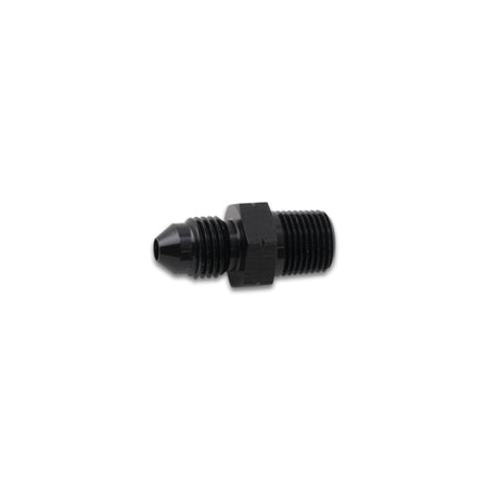 Vibrant Performance Straight 8 AN Male to 1/4-19 in BSPT Male Adapter - Black