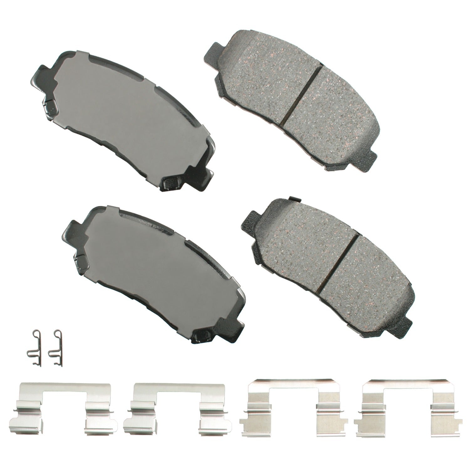 Akebono Brakes ProACT Front Brake Pads - Jeep Cherokee 2014-17/Mazda CX-5 2013-20 (Set of 4)