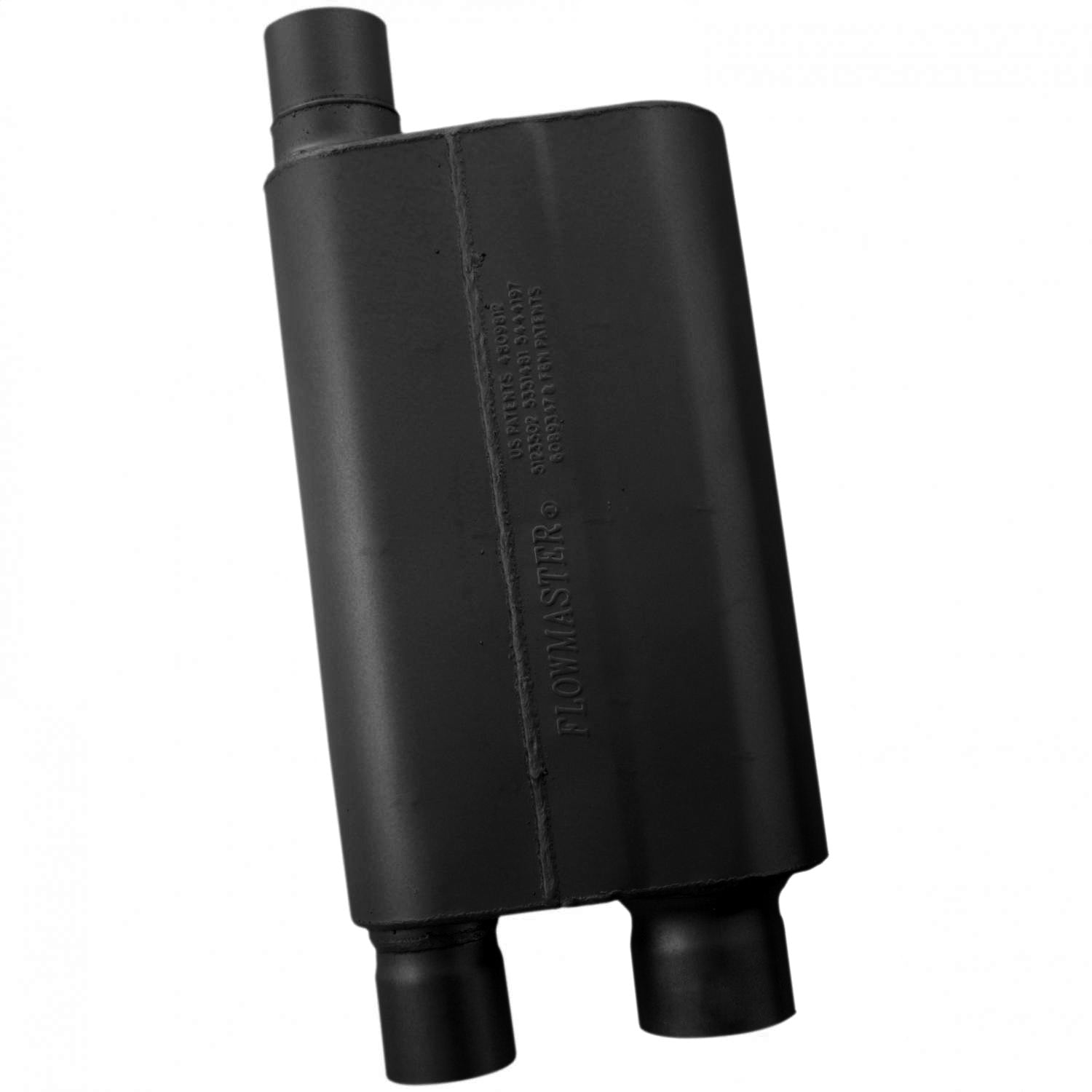 Flowmaster 80 Series Chambered Cross-Flow Muffler - 3" Offset - Inlet/2.5" Dual Outlet