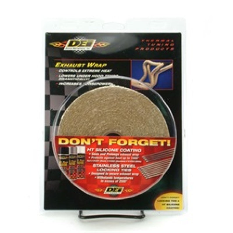 DEI Exhaust Wrap - 2" Wide - 50 ft Roll - Tan