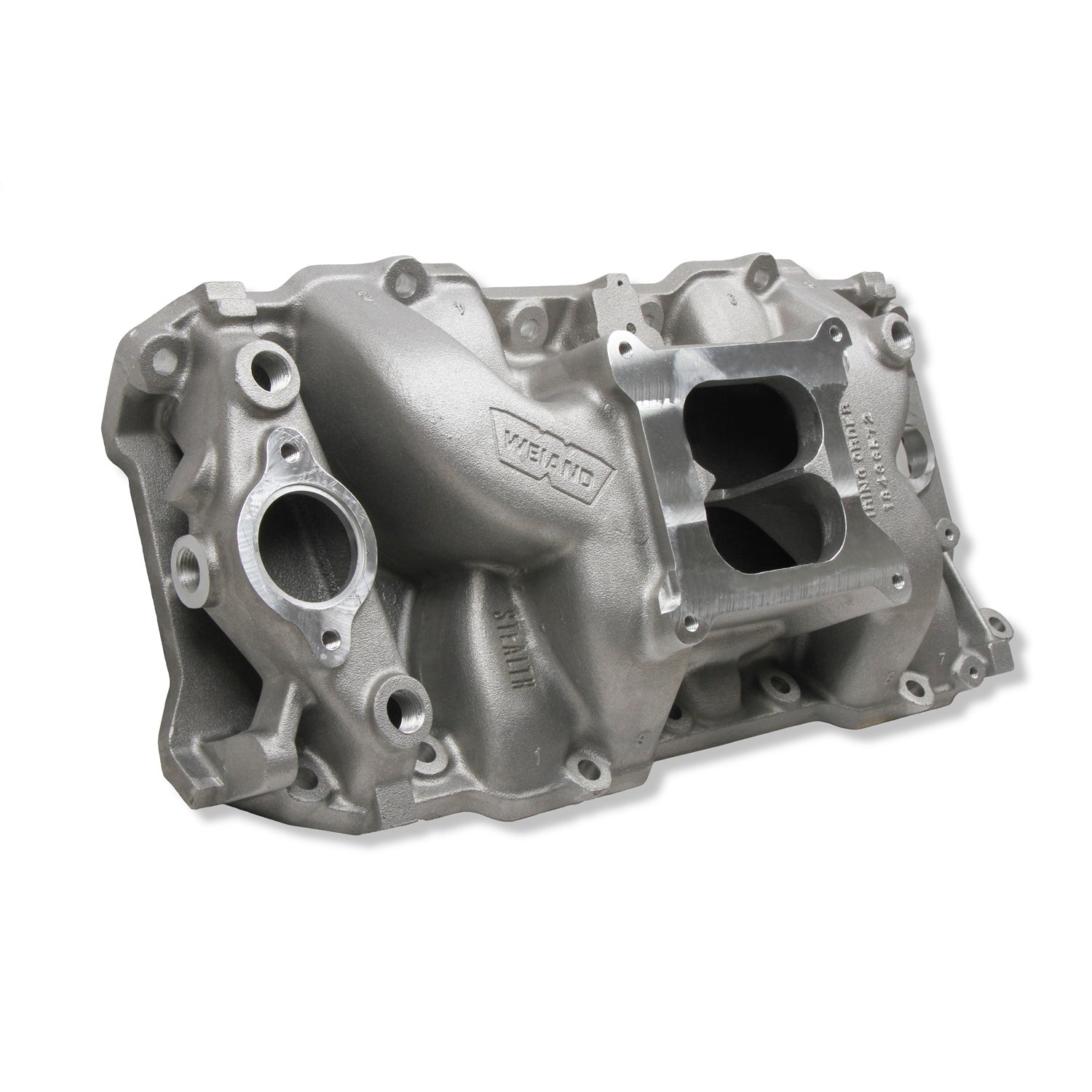 Weiand Stealth Square Bore Dual Plane Intake Manifold - Rectangle Port - Big Block Chevy