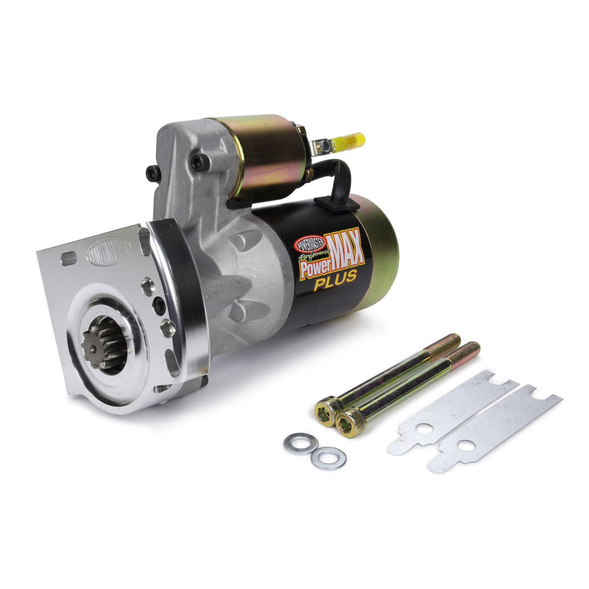 Powermaster PowerMAX Plus Starter - 3.7:1 Gear Reduction - Black Paint - 168 Tooth Flywheel - GM LS-Series