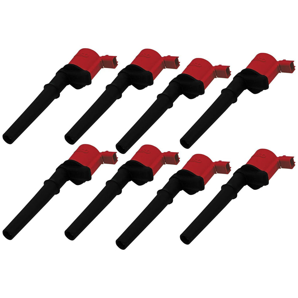 MSD Blaster Coil-On-Plug Ignition Coil Pack - Red - Ford Modular - Set of 8