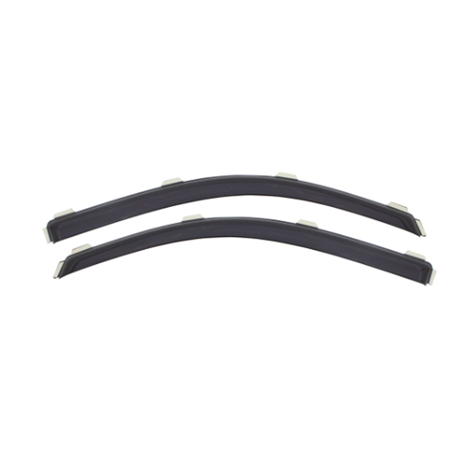 Auto Ventshade In-Channel Ventvisor - Stick-On - Front - Plastic - Black - Standard Cab - GM Full-Size Truck 2019 (Pair)