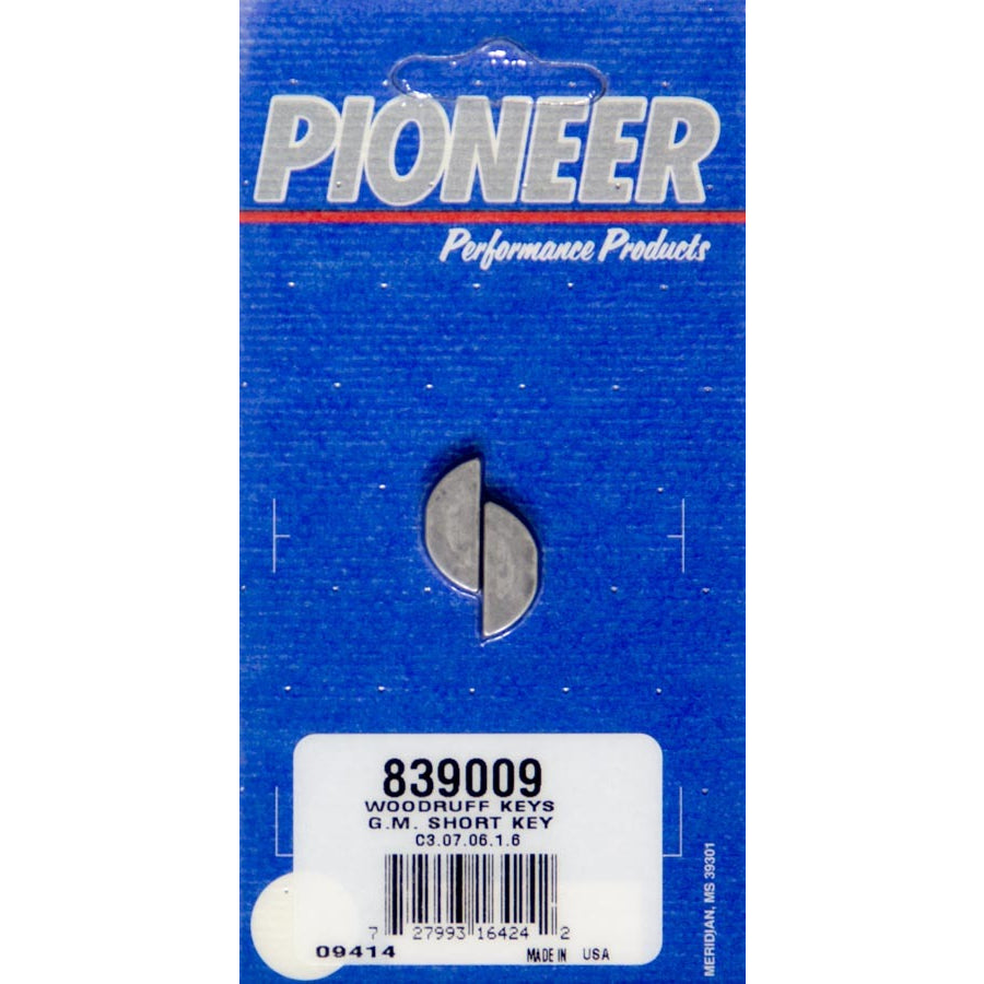 Pioneer Woodruff Key Kit