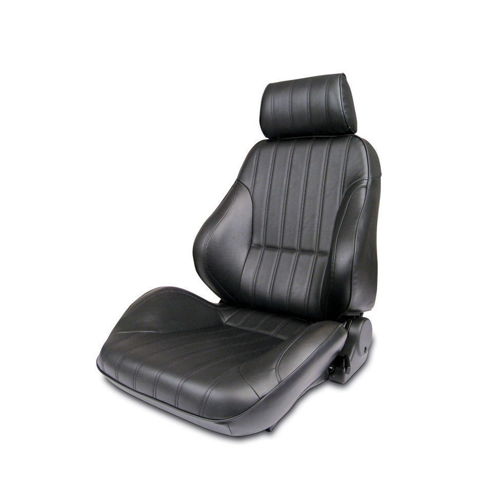 ProCar Rally 1000 Seat - Bolstered - Reclining - Left Side - Vinyl - Black