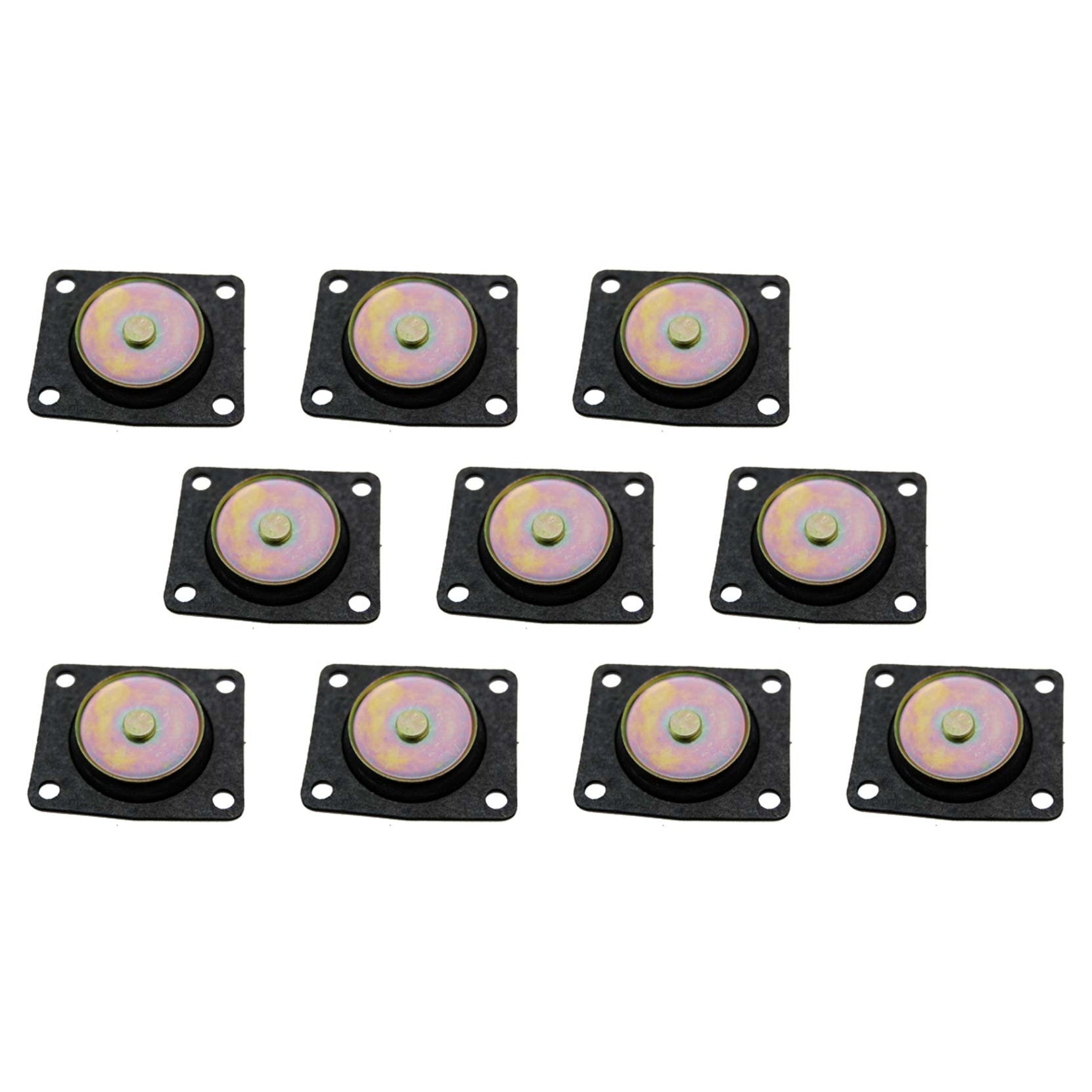 AED Performance 30 cc Accelerator Pump Diaphragm Rubber Gas Holley Carburetors - Set of 10