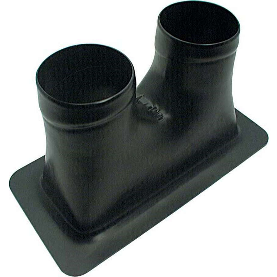 Allstar Performance Double Hole Brake Duct - Black - 5" x 9-3/4"