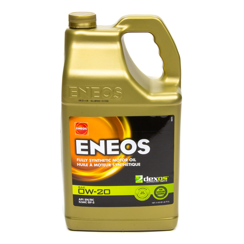 Eneos Full Synthetic Oil Dexos 1 0w20 5 Quart