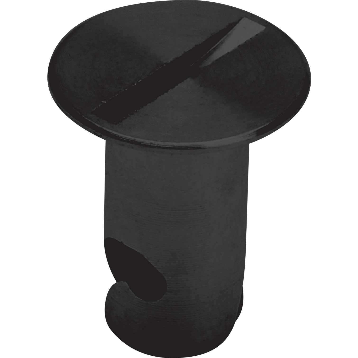 Allstar Performance Flush Head Aluminum Quick Turn Fastener - 7/16 x 0.500 in Body - Black (Set of 50)