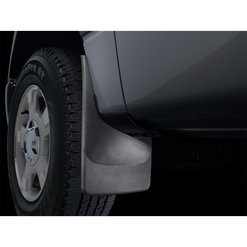 WeatherTech DigitalFit No-Drill Rear Mud Flap - Black / Textured - Jeep Gladiator 2020 120112 - Pair