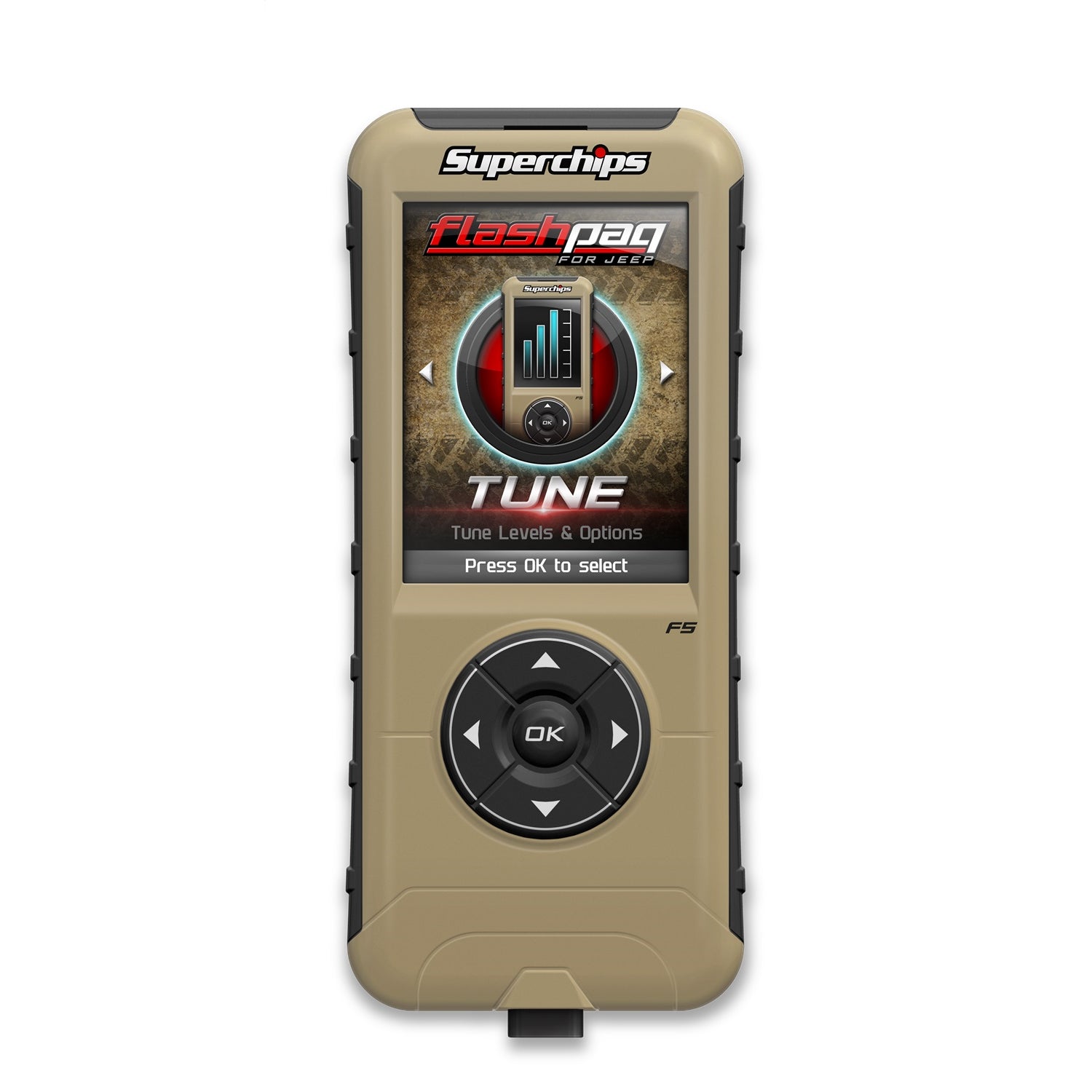 Superchips Flashpaq F5 Engine Tuner - 98-14 Jeep Gas