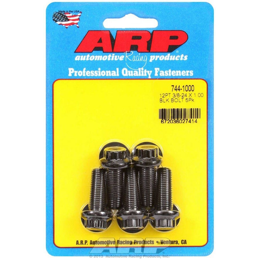 ARP Bolt Kit - 7/16" 12-Point - 3/8-24 Thread x 1.000 - Set of 5