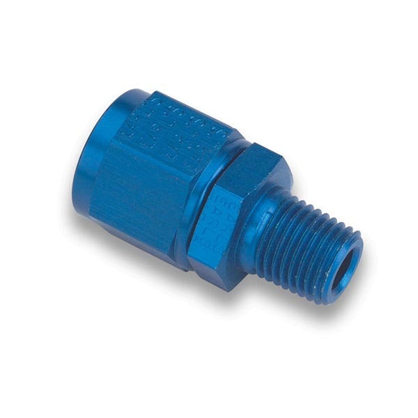 Earl's Straight AN Swivel to Male NPT Adapter -03 AN to 1/8" NPT