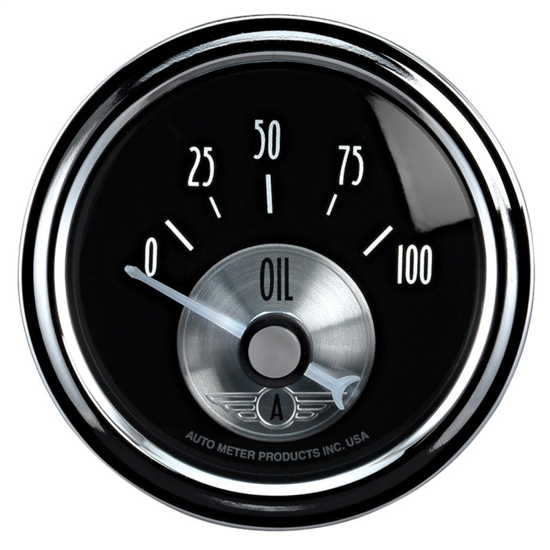 Auto Meter 2-1/16" B/D Oil Pressure Gauge - 0-100 PSI