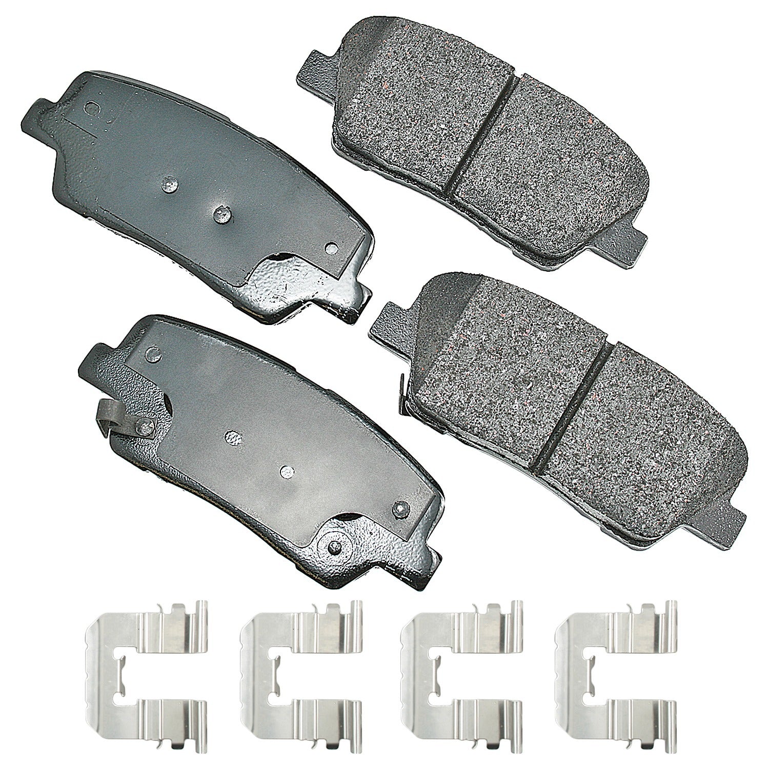 Akebono Brakes ProACT Rear Brake Pads - Hyundai Santa Fe 2010-16 (Set of 4)