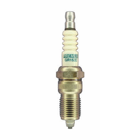 Brisk Premium Racing Spark Plug - 14 mm Thread - 18 mm R - Heat Range 15 - Tapered Seat - Resistor GR15ZC